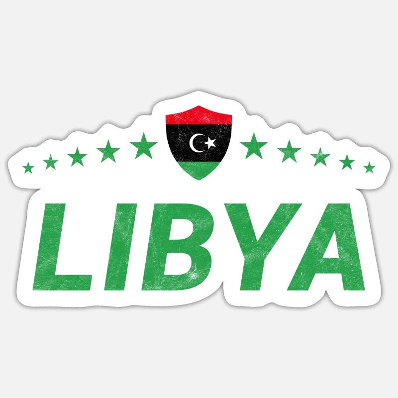 Libya Sticker size S (10 x 10 cm)