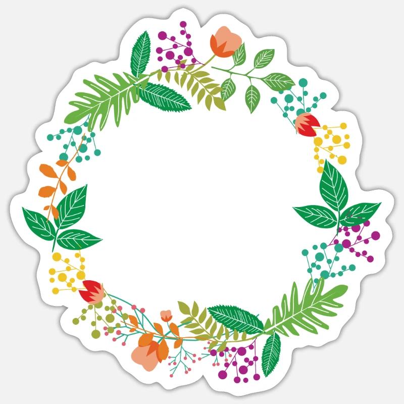 Cadeaux grand-mère - Sticker taille S (10 x 10 cm) - blanc mat