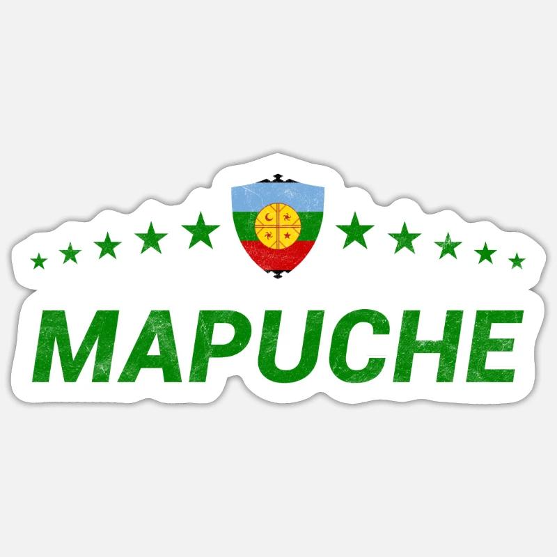 Mapuche - Sticker size S (10 x 10 cm) - white matte