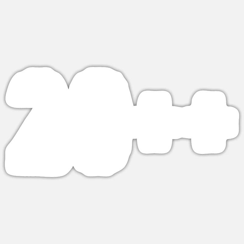 29++ Programmeur, Développeur de logiciels, Codeur 30. Sticker taille S (10 x 10 cm)