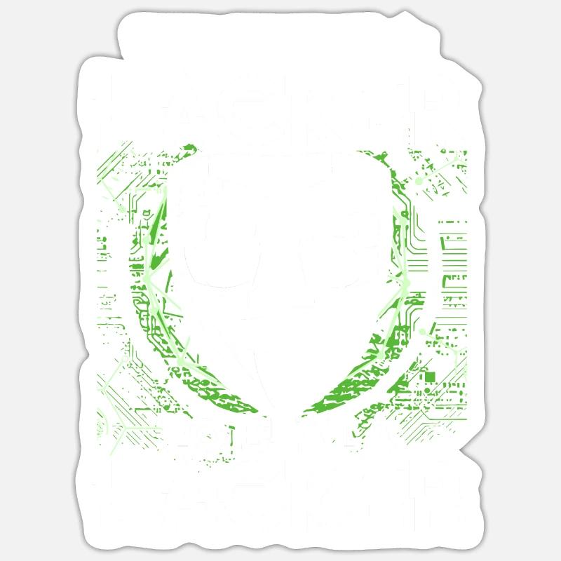 Ethical Hacker Ethischer Hacker Sticker Größe S (10 x 10 cm)
