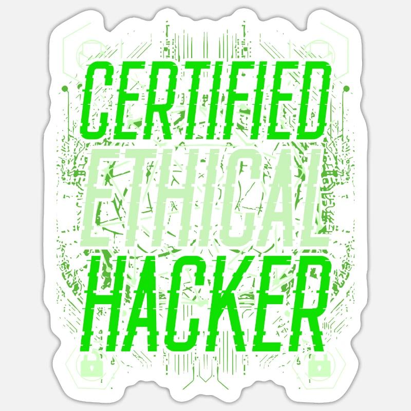 Certified Ethical Hacker Sticker size S (10 x 10 cm)