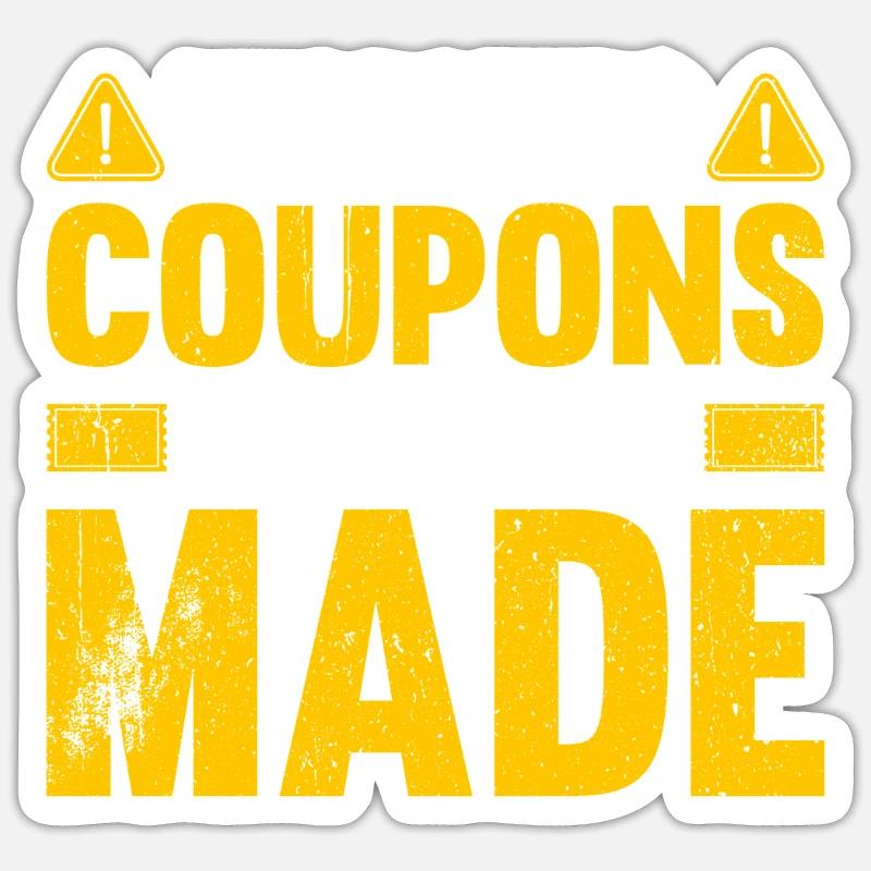 Earn Points Couponing - Sticker size S (10 x 10 cm) - white matte