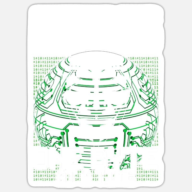 Ethical Hacker Ethischer Hacker Sticker Größe S (10 x 10 cm)