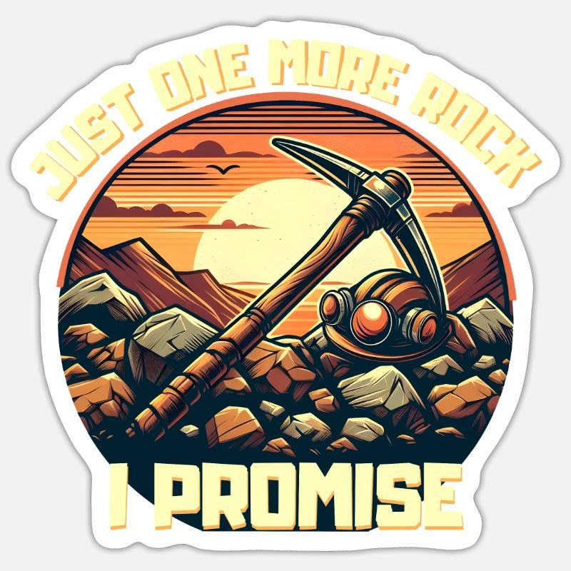 Nur noch ein Stein, versprochen Sticker Größe S (10 x 10 cm)