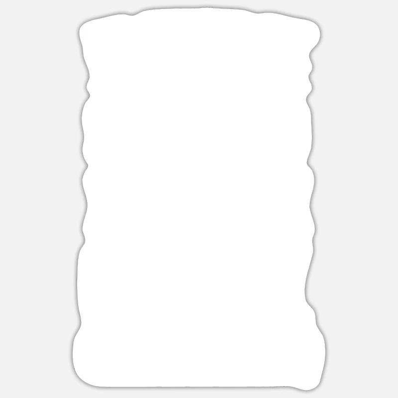 Archery Bogenschießen Bogen - Sticker Größe S (10 x 10 cm) - Mattweiß