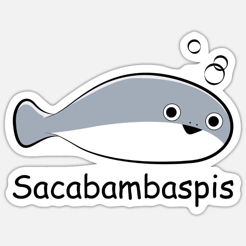 Fish Meme Sticker size S (10 x 10 cm)
