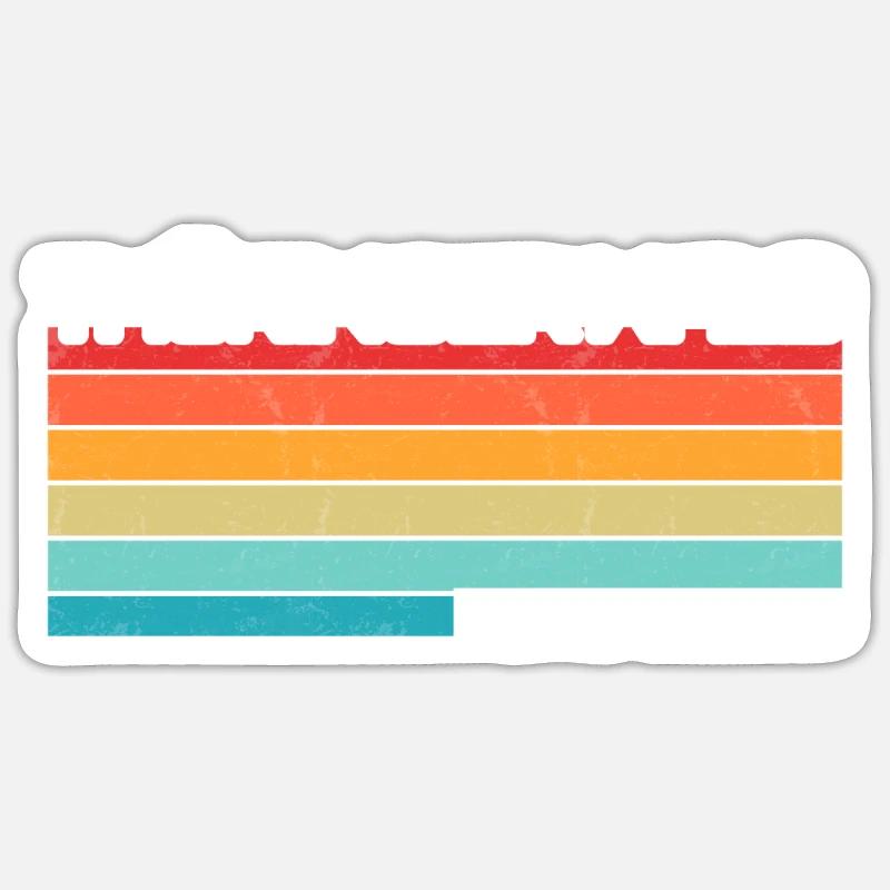 Forêt de Thuringe Sticker taille S (10 x 10 cm)