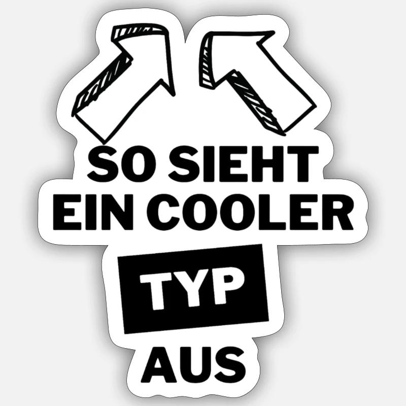 cooler Typ Sticker Größe S (10 x 10 cm)
