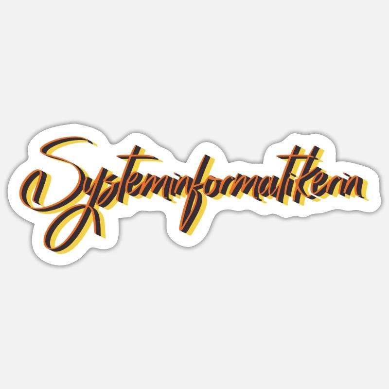 Elektroniker Abschluss-Geschenk - Sticker Größe S (10 x 10 cm) - Mattweiß