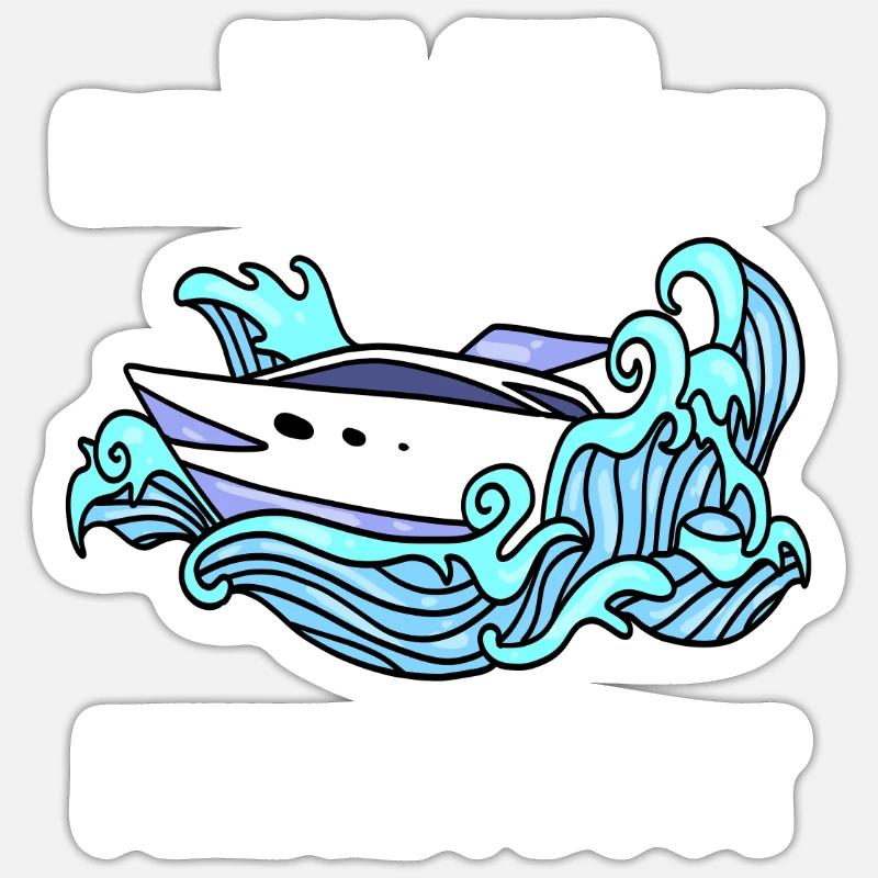 Boot Sticker Größe S (10 x 10 cm)