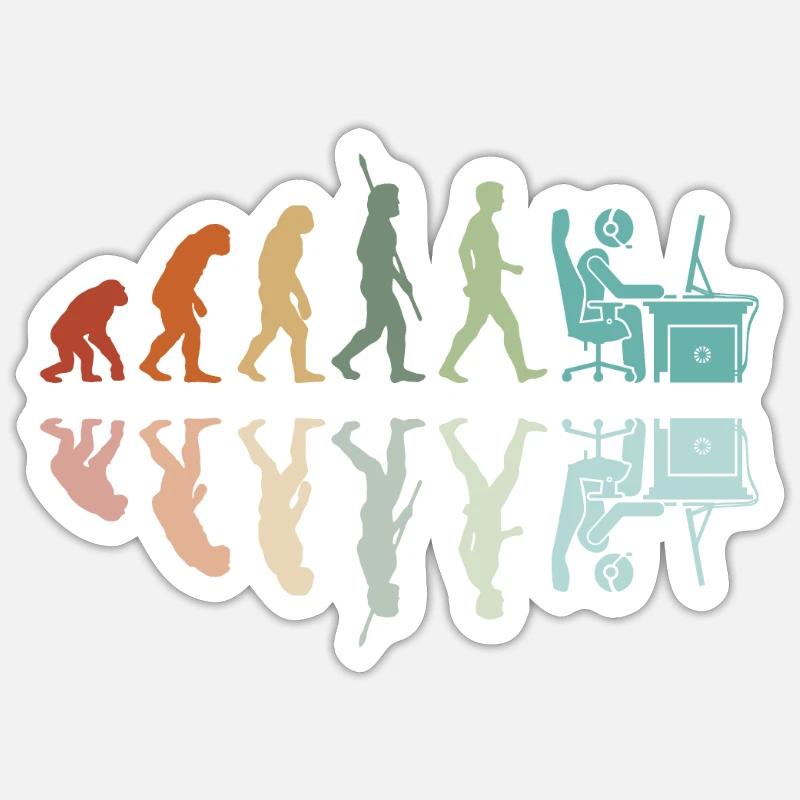 Gamer Development - Sticker size S (10 x 10 cm) - white matte