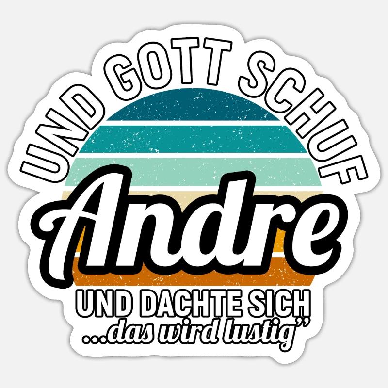 Andreas Sticker Größe S (10 x 10 cm)