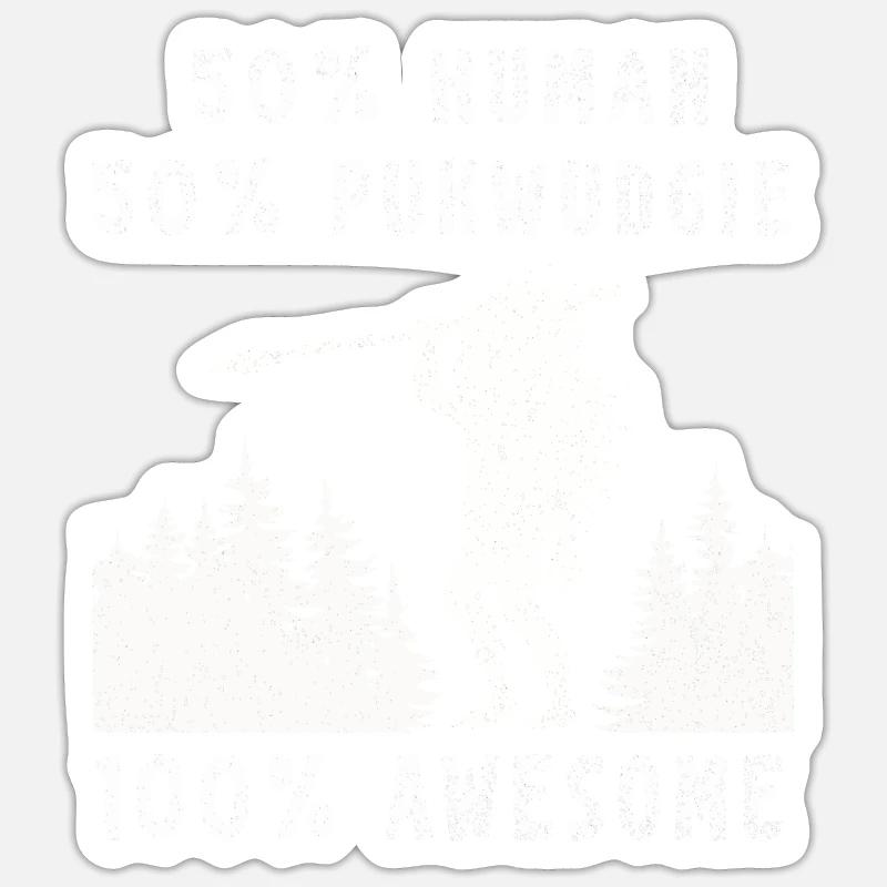 Pukwudgie Kryptide Folklore Mythen Sticker Größe S (10 x 10 cm)