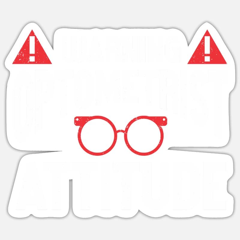 Optometrist Optiker Optometrie Sticker Größe S (10 x 10 cm)