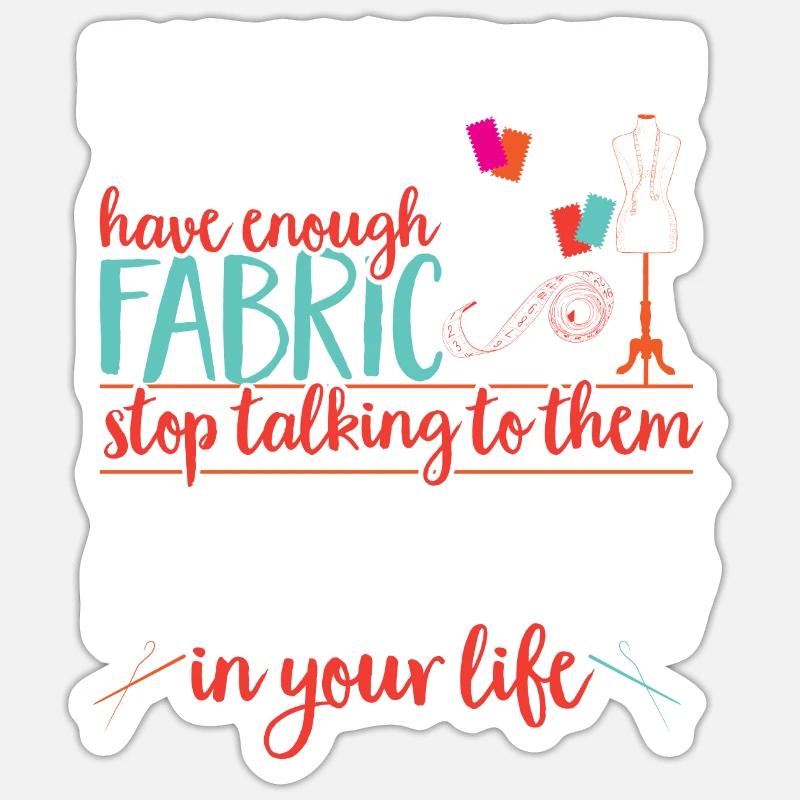 Sewing Machine Seamstress Tailoring Sewing Sticker size S (10 x 10 cm)