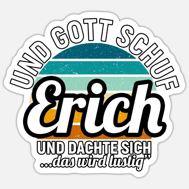 Ernst - Sticker Größe S (10 x 10 cm) - Mattweiß