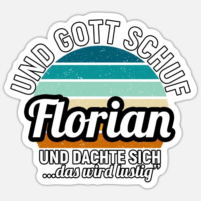 Franz - Sticker Größe S (10 x 10 cm) - Mattweiß