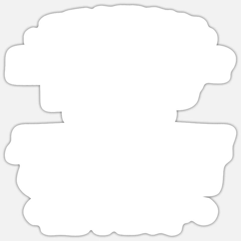 Professeur - Enseignant - Je Suis Professeur - Sticker taille S (10 x 10 cm) - blanc mat