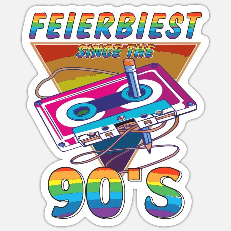 Sticker Größe S (10 x 10 cm) - 