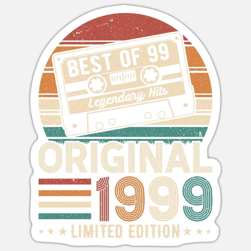 Jubilee year 1999 Sticker size S (10 x 10 cm)