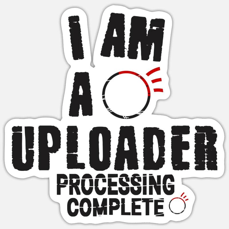 Upload Sticker size S (10 x 10 cm)