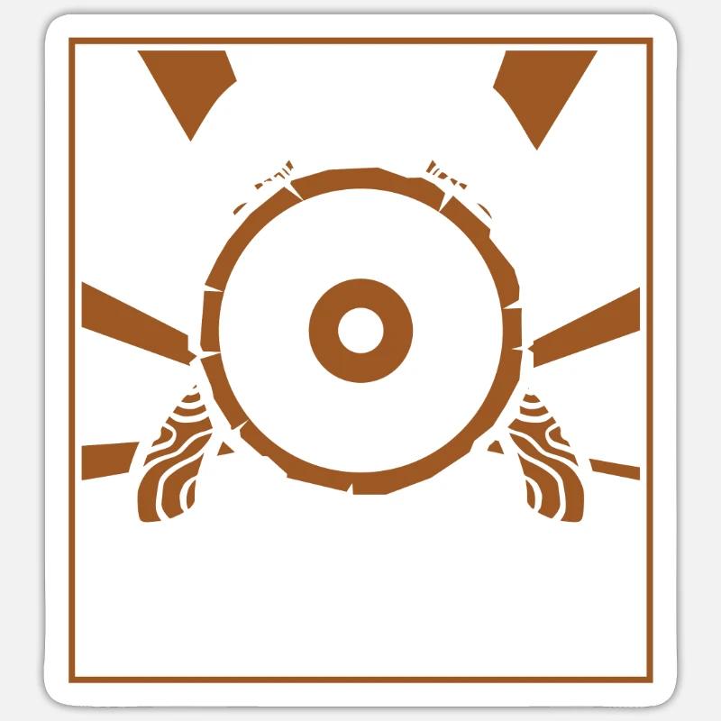 Look My Axe Axe Throwing Competition Game Axe Sticker Größe S (10 x 10 cm)