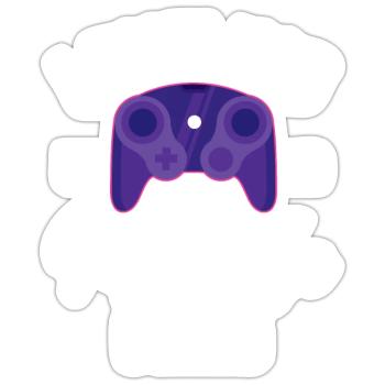 Middle Child Gifts - Sticker size S (10 x 10 cm) - white matte - Front