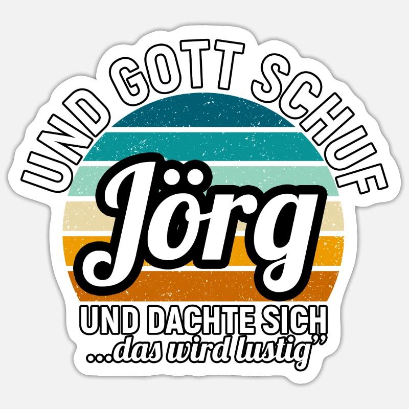 Jörg Sticker Größe S (10 x 10 cm)
