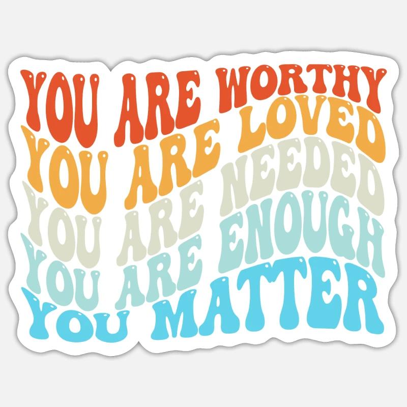 Dépression et conscience bipolaire : Sticker taille S (10 x 10 cm)