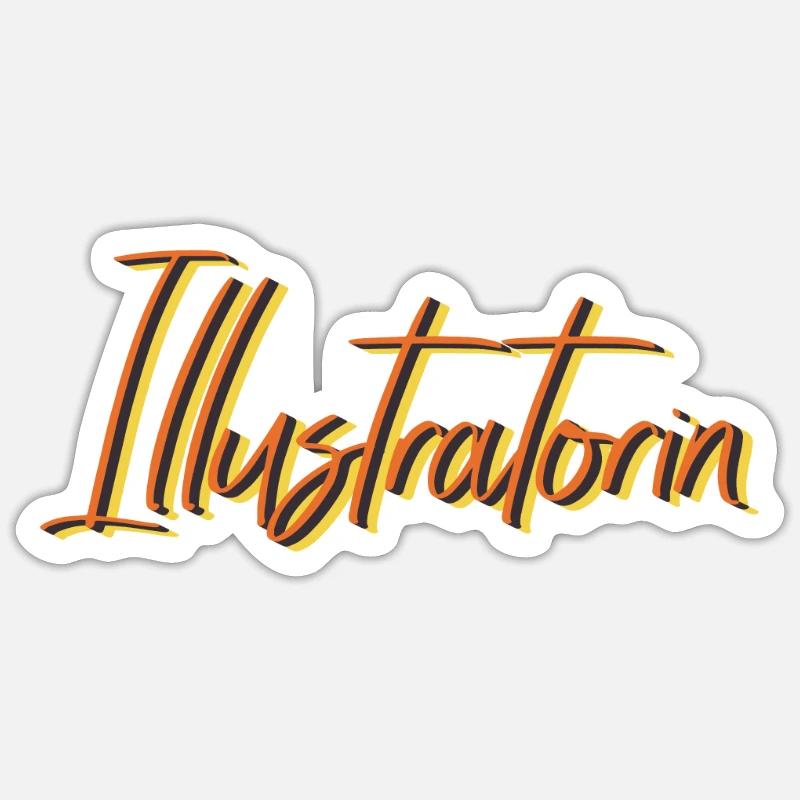 Sticker Größe S (10 x 10 cm) - 