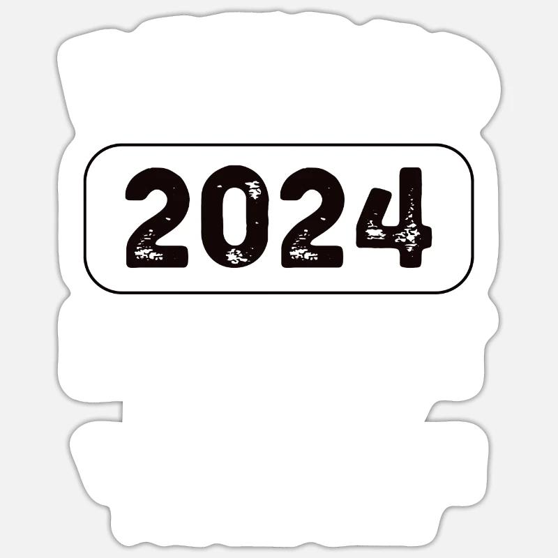 Retired Physicist 2024 - Sticker Größe S (10 x 10 cm) - Mattweiß