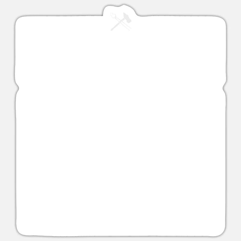 Forging Blacksmith Farrier Gift Sticker size S (10 x 10 cm)