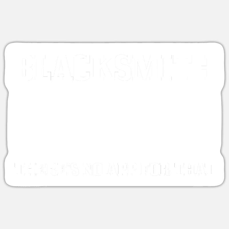 Forging Blacksmith Farrier Gift Sticker size S (10 x 10 cm)