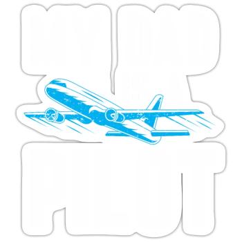 Pilot Quote Flight Lover Aircraft Aviation - Sticker Größe S (10 x 10 cm) - Mattweiß - Vorne