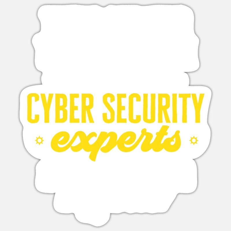 Cybersecurity Hackers IT Security Sticker size S (10 x 10 cm)