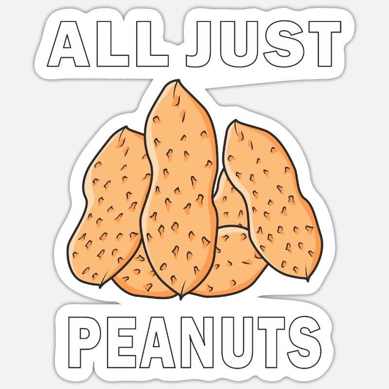 PEANUTS - Sticker size S (10 x 10 cm) - white matte