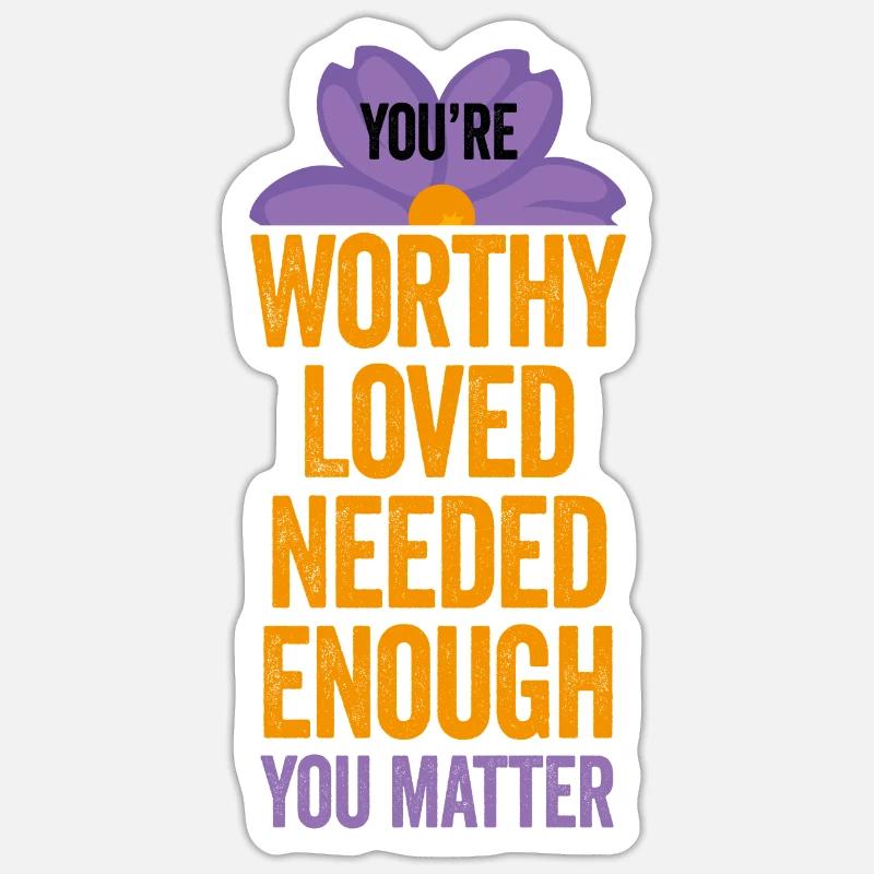 Dépression et conscience bipolaire : Sticker taille S (10 x 10 cm)