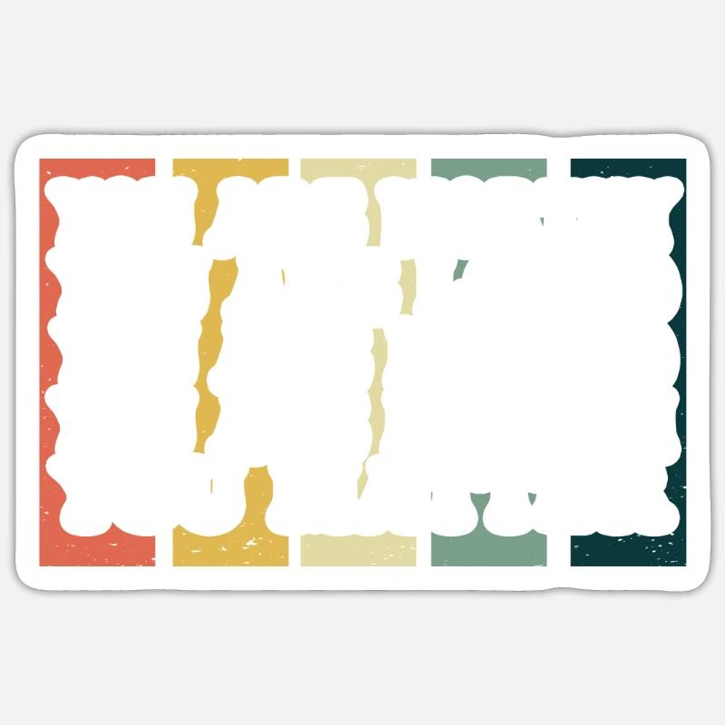 Dépression et conscience bipolaire : - Sticker taille S (10 x 10 cm) - blanc mat