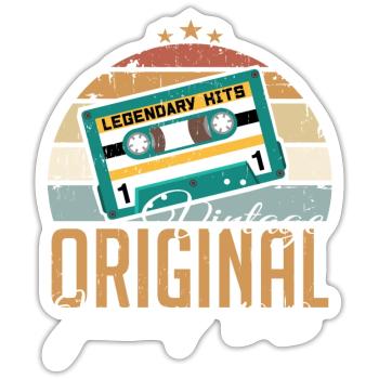Die Legenden wurden im Januar 1943 geboren Geschen - Sticker Größe S (10 x 10 cm) - Mattweiß - Vorne