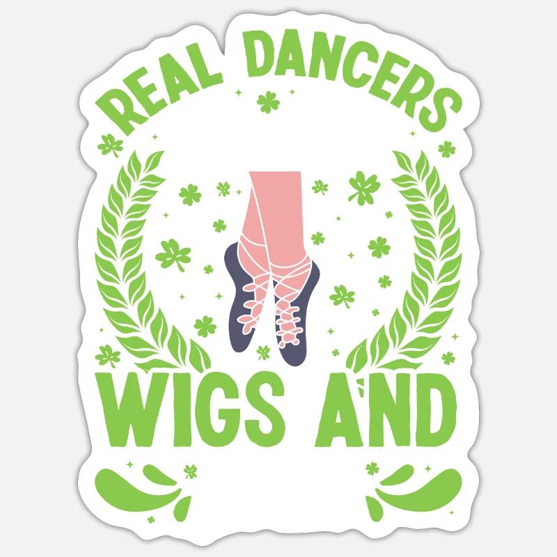 Irish Dance Irish Dancing - Sticker size S (10 x 10 cm) - white matte