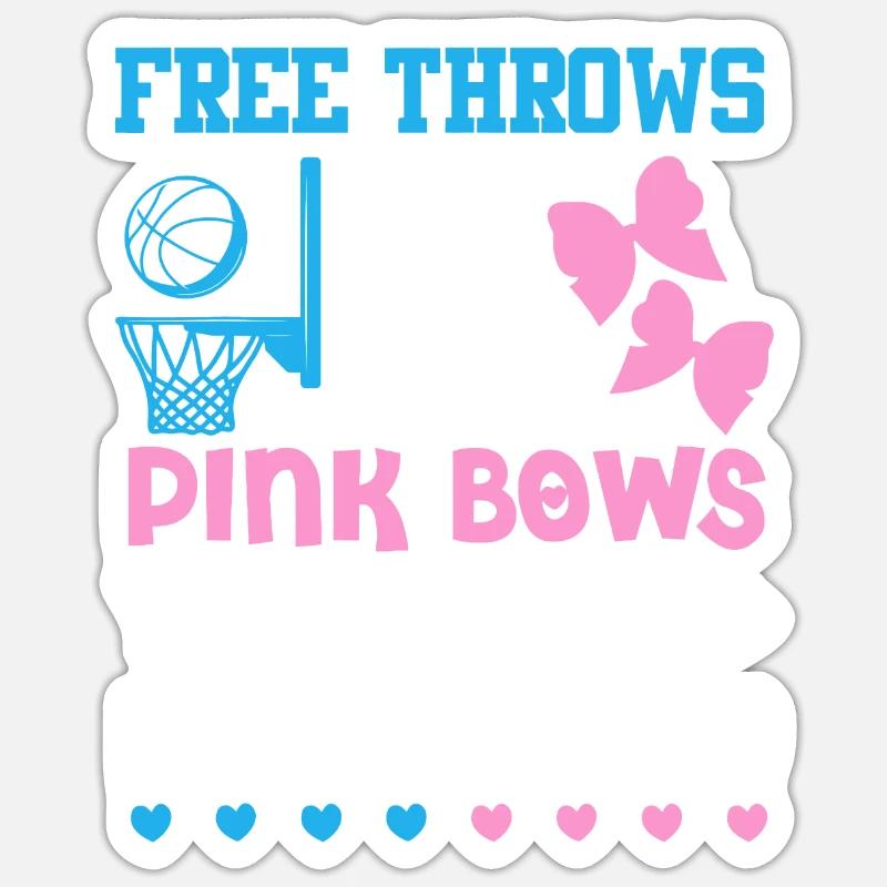 Freiwürfe oder rosa Schleifen Cousin liebt dich Geschlecht r Sticker Größe S (10 x 10 cm)