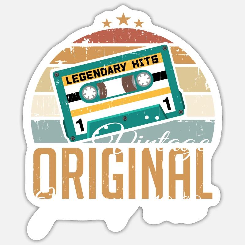 Die Legenden wurden im Januar 1963 geboren Geschen - Sticker Größe S (10 x 10 cm) - Mattweiß