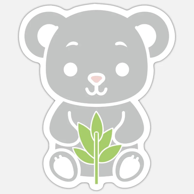 Bébé koala Sticker taille S (10 x 10 cm)