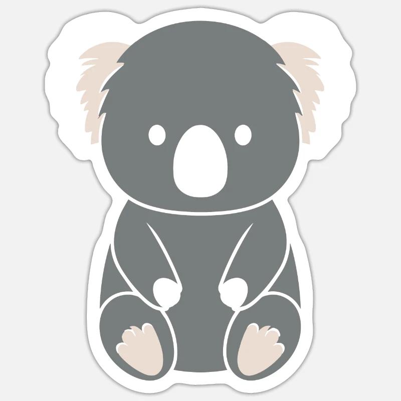 Bébé koala Sticker taille S (10 x 10 cm)