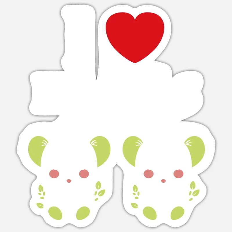 Humour petit bébé koala - Sticker taille S (10 x 10 cm) - blanc mat