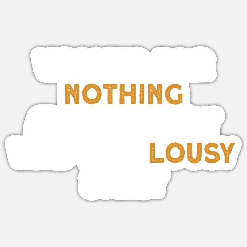 Funny Nothing Gift - Sticker size S (10 x 10 cm) - white matte