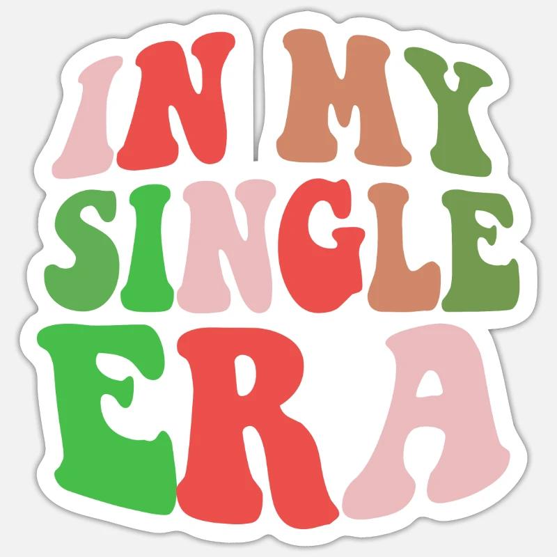 Lustiger Single-Liebeshumor: Der Perfekte - Sticker Größe S (10 x 10 cm) - Mattweiß