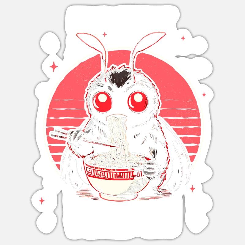 But First Ramen - Sticker size S (10 x 10 cm) - white matte