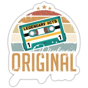 Die Legenden wurden im Januar 1990 geboren Geschen - Sticker Größe S (10 x 10 cm) - Mattweiß - Vorne